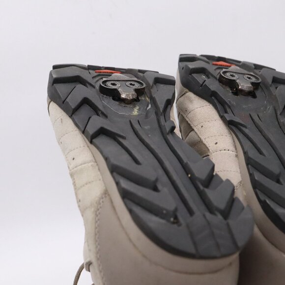 Adidas Cycling Bicycle Biking Shoes Mens Size 7 US (Size 40 EU) - Grey/Orange - Picture 14 of 16